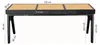 Panca da seduta FineBuy, rattan, acacia, legno massello, Anteprima dell’immagine prodotto 3