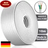 10m Kunststoffschlauchleitung H05VV-F 3G0,75 Weiß Flexible Produktbild-Vorschau 2