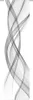 A vertical abstract pattern of flowing gray lines on a white background. Produktbild-Vorschau