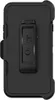 A black Otterbox Defender case for an iPhone is shown from the back with the belt clip extended. Náhled obrázku produktu