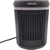 A black Philips portable heater against a white background. Podgląd zdjęcia produktu