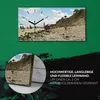 Wandbild Leinwand Bilder mit Uhr Geräuschlos 60x30 Le Bord Produktbild-Vorschau 5