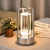 Tragbare Innen-/Außentischlampe aus Metall, kabellose Produktbild-Vorschau 1
