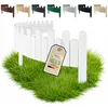 Floranica Barrière de jardin bois 200 x 40 cm, Blanc – bord Voir les images du produit 1