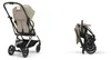 Passeggino leggero Cybex Eezy S Twist +2, colore Stormy Anteprima dell’immagine prodotto 4