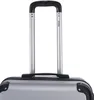 Close-up of the handle and top of a silver suitcase. Náhľad obrázku produktu