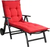 Liegenauflage - Rot - 190 x 60 cm - unifarben Produktbild-Vorschau 2