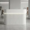 Bureau de réception, comptoir de bar, design à coins Voir les images du produit 4
