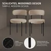 ML-Design sada 6 židlí do jídelny, kuchyňská židle, hnědá Náhled obrázku produktu 3