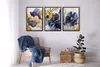 Plakat na ścianę kwiaty 3 sztuki zestaw plakatów 50x70 cm - Podgląd zdjęcia produktu 5