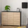 2er-Set Schwebetürenschrank mit zwei Spiegeln und Produktbild-Vorschau 3