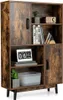 Libreria in legno COSTWAY HW67563CF, con 2 ante e 4 ripiani Anteprima dell’immagine prodotto 7