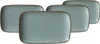 Servierplatte 24x15,5cm 4er Set Casa blau Produktbild-Vorschau 2