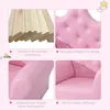 HOMCOM Kindersofa mit Ottomane Kindercouch in Kronenform Produktbild-Vorschau 4