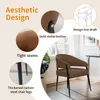 WISFOR Sedia da pranzo ergonomica (2 sedie) con schienale e Anteprima dell’immagine prodotto 3