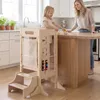 COSTWAY Skladacia učebná stolička, 3 v 1, Montessori Náhľad obrázku produktu 2