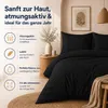 Komfortec Premium Bettwäsche 155x220 cm Bettbezug + 40x80 Produktbild-Vorschau 6