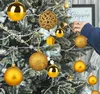 105-teiliges Christbaumkugeln Set Gold, Ø 3/4/6 cm Produktbild-Vorschau 4