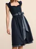 Dirndl Mavie 70cm Länge blau 34 Produktbild-Vorschau 3