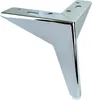 A single chrome-plated furniture leg on a white background. Podgląd zdjęcia produktu