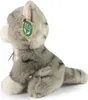 RAPPA Plyšová mačka sivá 18 cm ECO-FRIENDLY Náhľad obrázku produktu 3