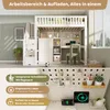 okwish Patrová postel 90x200, dětská postel s psacím stolem Náhled obrázku produktu 6