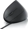 A black vertical mouse on a white background. Produktbild-Vorschau