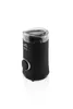 A black electric coffee grinder with a clear lid is shown against a white background. Náhled obrázku produktu