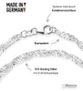 MATERIA Damen Armband Kette Silber 925 - 3mm Singapurkette Produktbild-Vorschau 4