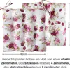 Two floral patterned seat cushions are shown side-by-side. Produktbild-Vorschau