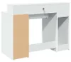 vidaXL Bureau LED blanc 120x55x91 cm bois composite Voir les images du produit 7