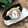 Holzwerk LIL RAINBOW BLACK bunte kleine Kinder Leder & Holz Produktbild-Vorschau 3