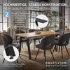 ML-Design Tischbeine Metall Schwarz 2er Set, Tischgestell Produktbild-Vorschau 2