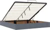 Möbel Glamour Ottoman-Bett mit Matratzen Dunkelgrau 180x200 Produktbild-Vorschau 7
