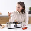 Yogurtiera con 8 vasetti, yogurtiera digitale in acciaio Anteprima dell’immagine prodotto 6
