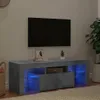 vidaXL Szafka pod telewizor z oświetleniem LED betonowa Podgląd zdjęcia produktu 2