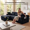 GLP Modulares Ecksofa 256 cm aus Cord, 4-Sitzer mit Produktbild-Vorschau 11