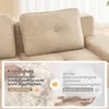 Modulares Cloud Sofa Beige Cord Sofa U Form mit Ottoman, Produktbild-Vorschau 7