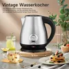 HOMELUX 1,7L Wasserkocher Edelstahl 2200W Retro Produktbild-Vorschau 7