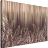 Leinwandbild Exotische Palmblätter 3D 120x80 Feeby Braun Produktbild-Vorschau 1