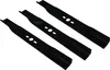 3 x 42 CM JEU DE 122 CM Lames pour JOHN DEERE M135589, Voir les images du produit 1