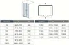 5mm Sicherheitsglas Eckeinstieg 900X1850mm Duschkabine Produktbild-Vorschau 2