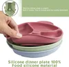 Baby Teller Set,3Pack Rutschfester Tischset für Produktbild-Vorschau 5