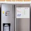 INF Lavagna magnetica per frigorifero A5 Bianco Anteprima dell’immagine prodotto 4