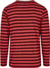 Urban Classics Regular Stripe LS rouge vif/noir - M Voir les images du produit 7