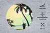 MuchoWow® Mauspad Mousepad Strand - Sonne - Palme - Surfen Produktbild-Vorschau 2