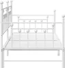 vidaXL Tagesbettrahmen Weiß 107 x 203 cm Stahl Produktbild-Vorschau 6