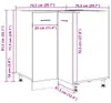 vidaXL Küchenschrank Lyon Artisan-Eiche 75,5x75,5x81,5 cm Produktbild-Vorschau 8