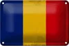 Cínové znamení Vlajka Rumunska 18x12cm Vlajka Rumunska Náhled obrázku produktu 1