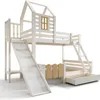 Sweiko Etagenbett Bett 90x200 & 140x200 cm, Hausbett mit Produktbild-Vorschau 17
